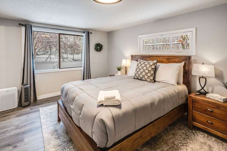 Master Bedroom with a Queen Bed | Main Level Master Bedroom with a Queen Bed | Main Level
