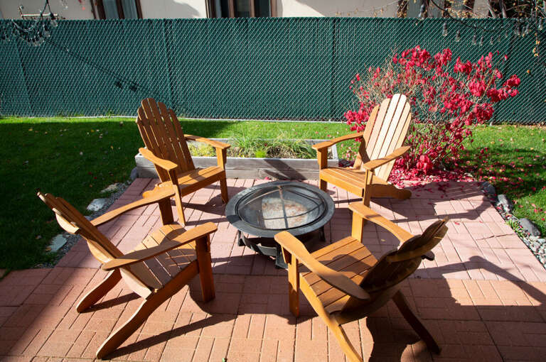 Private Yard with Outdoor Seating | Exterior