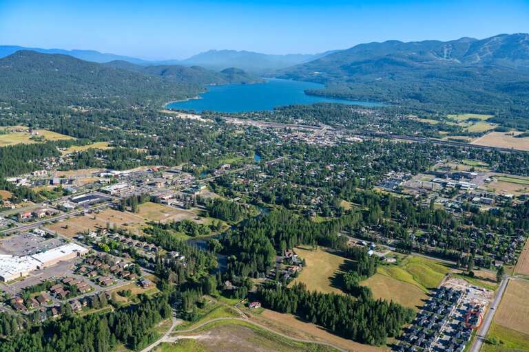 Aerial Views of Whitefish Lake and Surrounding Area | Exterior Aerial Views of Whitefish Lake and Surrounding Area | Exterior