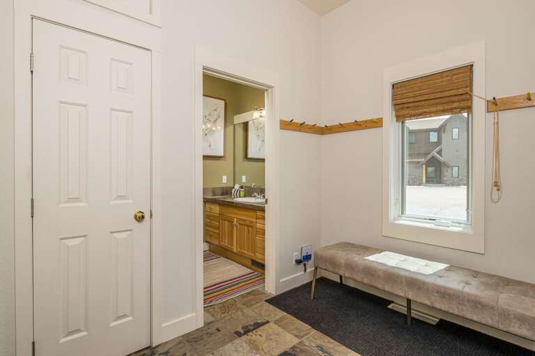 Main Entrance with Half Bathroom | Main Level