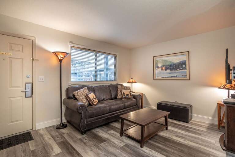 Relax on the couch | Queen Sleeper Sofa | Main Level