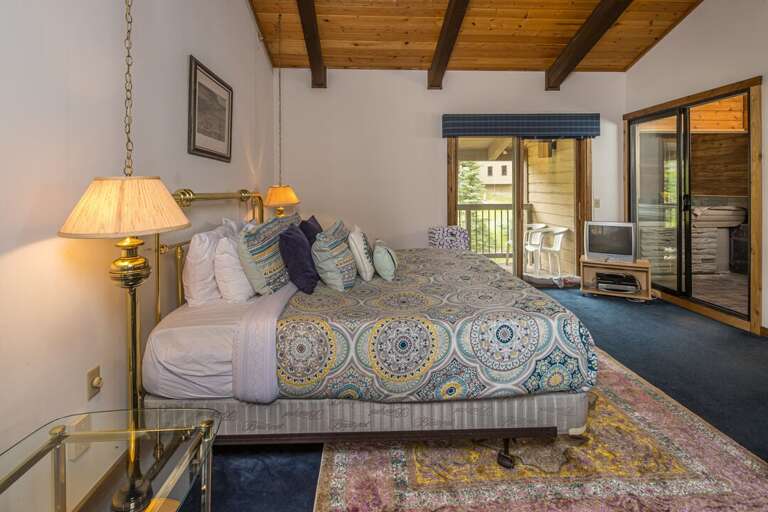 Access to hot tub room