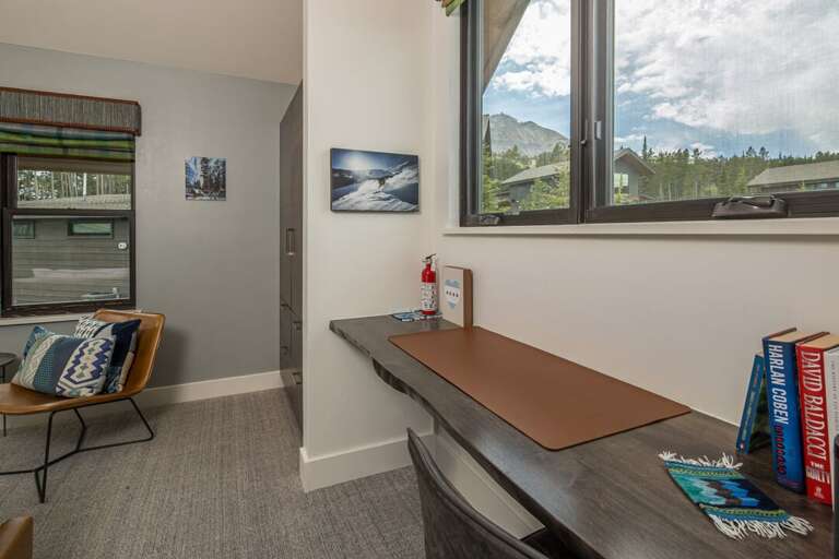 Third bedroom with private desk | Upper Level