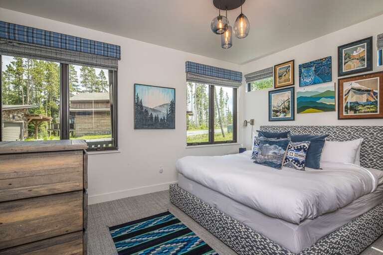 Second bedroom with queen bed | Lower Level