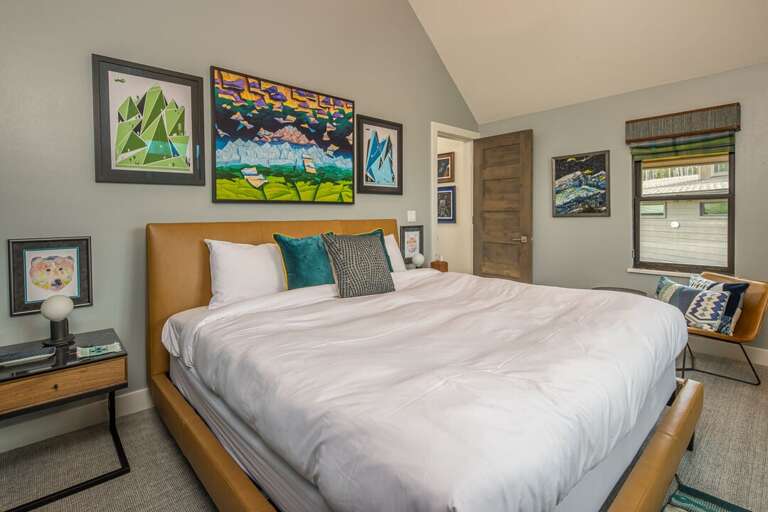 Third bedroom with queen bed | Upper Level