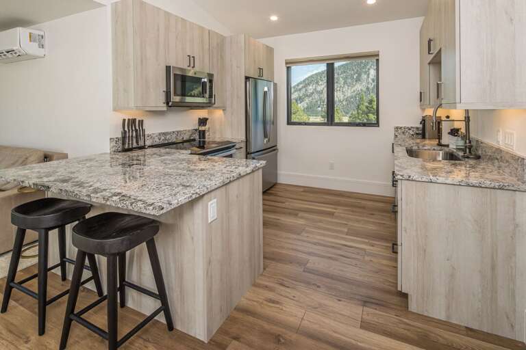 Create your own delicious meals upstairs in your own kitchen space! Create your own delicious meals upstairs in your own kitchen space!