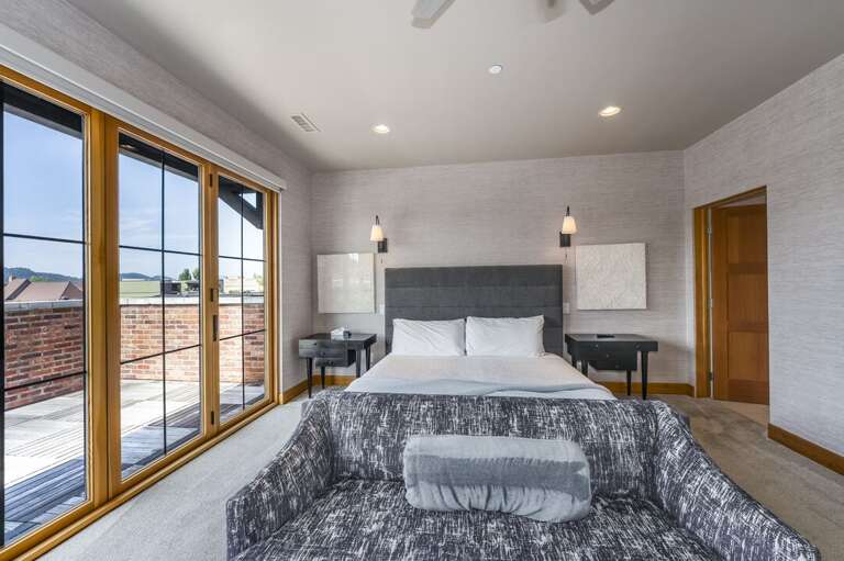 Summit Loft primary with a king-size bed.