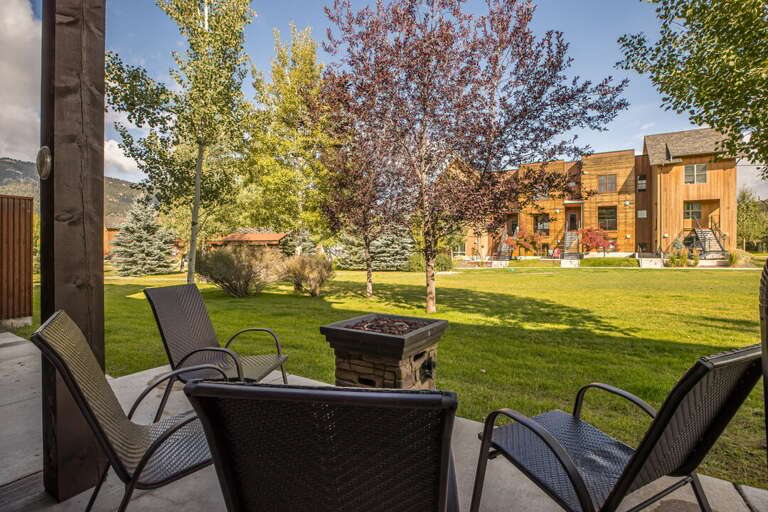 Breath in the fresh mountain air on the back patio | exterior Breath in the fresh mountain air on the back patio | exterior