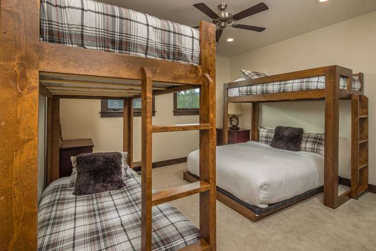 Twin over twin bunk bed, twin over full bunk bed | Upper Level