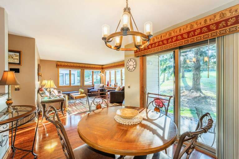 Dining table seats 4 | Main Level