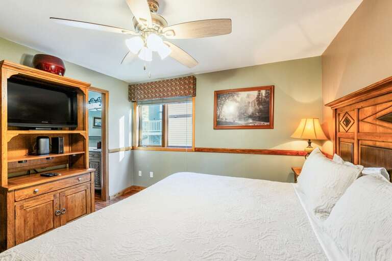 TV and ceiling fan | Main Levle