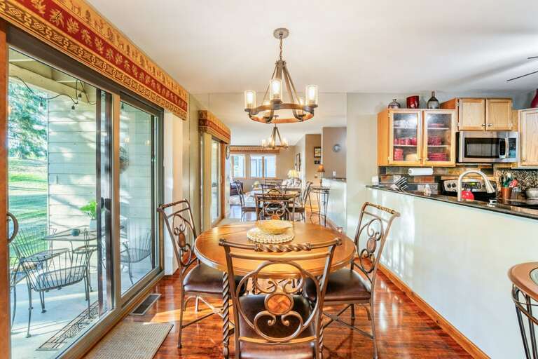 View of the golf course from the dining room | Main Level