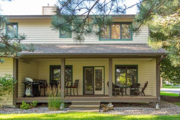 Covered back porch to enjoy nature | Exterior Covered back porch to enjoy nature | Exterior