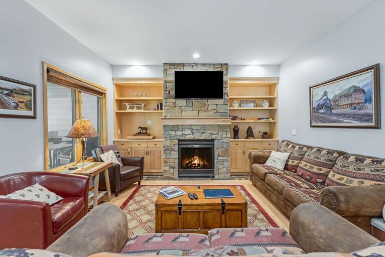 Gas Fireplace in Living Room | Main Level Gas Fireplace in Living Room | Main Level