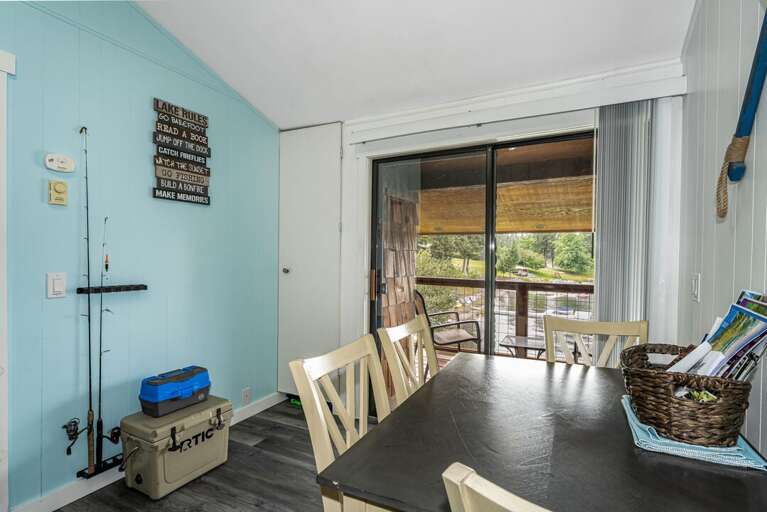 Balcony Access with breathtaking views of Echo Lake | Upper Level Balcony Access with breathtaking views of Echo Lake | Upper Level