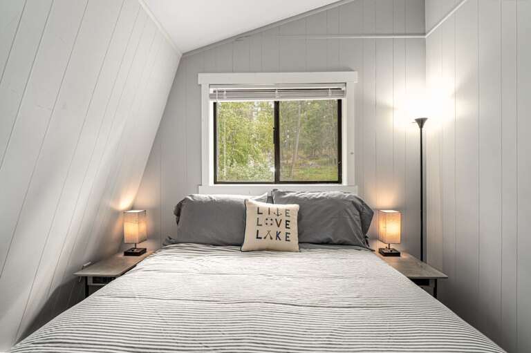 Open the window on cool evenings to breath the fresh air while you sleep | Upper Level Open the window on cool evenings to breath the fresh air while you sleep | Upper Level