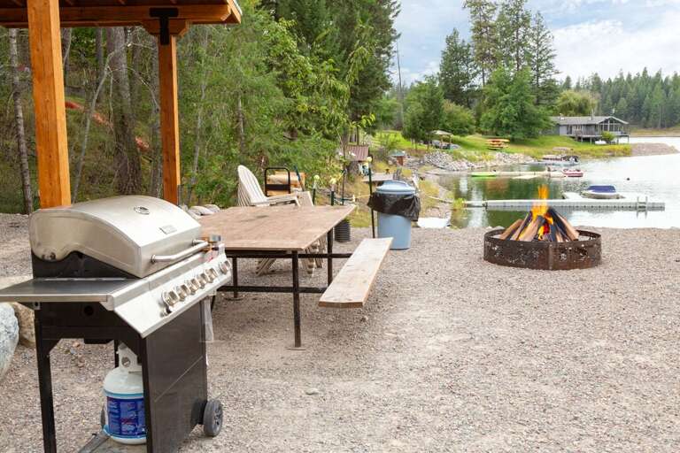 The outdoor area provides seating for the ultimate feel of a secluded getaway. The outdoor area provides seating for the ultimate feel of a secluded getaway.