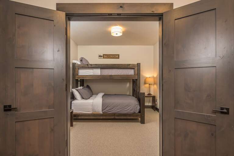 The third bedroom, being a bunk room, is perfect for the kids in the group! | Main Level