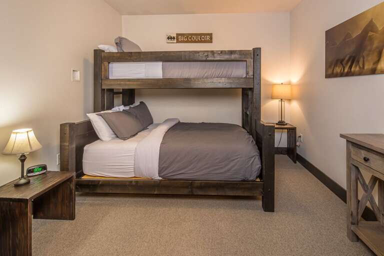 A twin over queen, perfect for relaxing. | Main Level