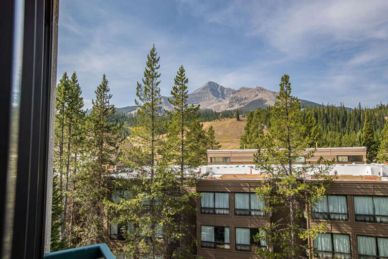 This corner unit has a great view of Lone Peak
