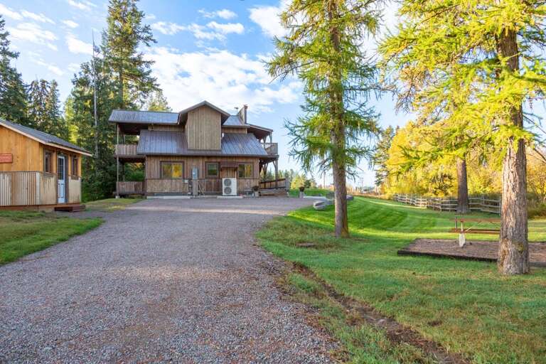 Parking space and a great yard to let the kids play in!