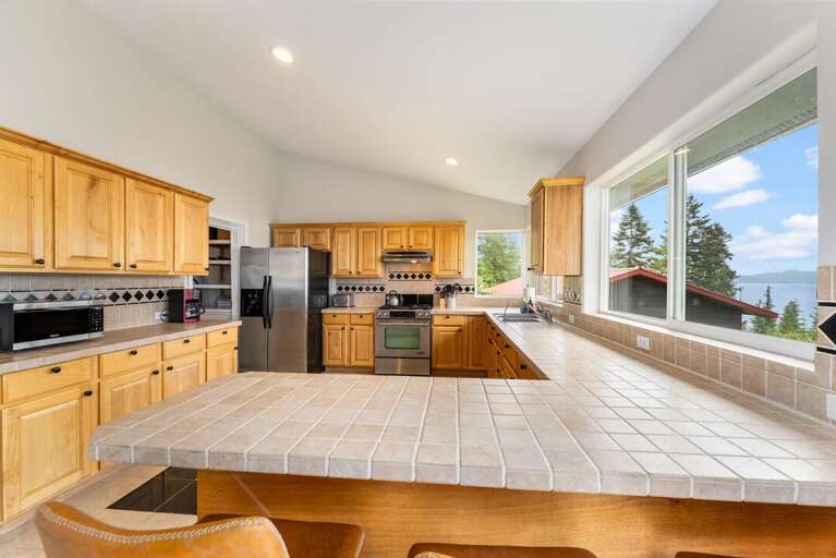 Island seating for 3. | Main Level