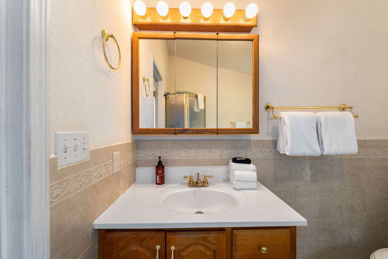 Single vanity. | Main Level