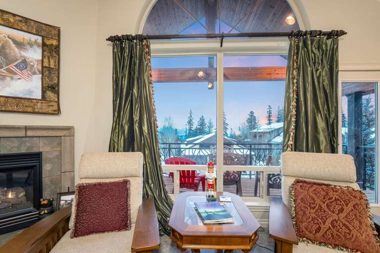 Beautiful views from the living room.