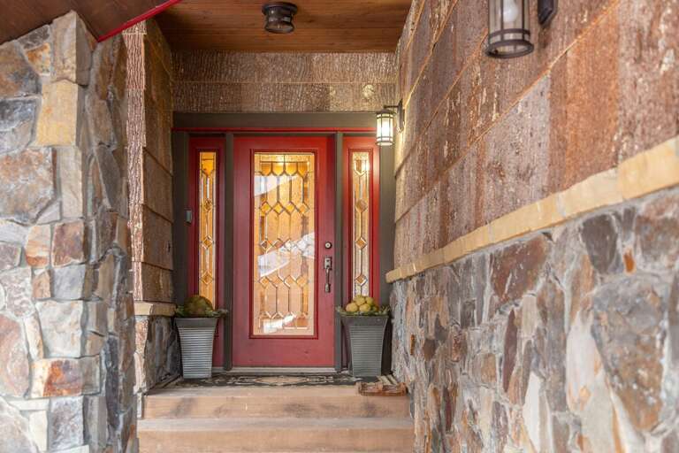 Front door.