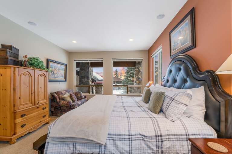 Large windows for natural light.