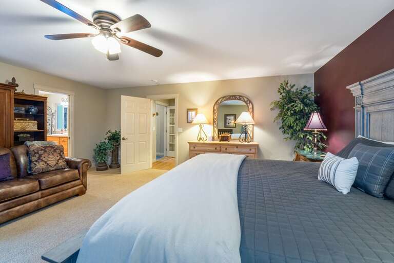 Primary bedroom for ultra comfort.