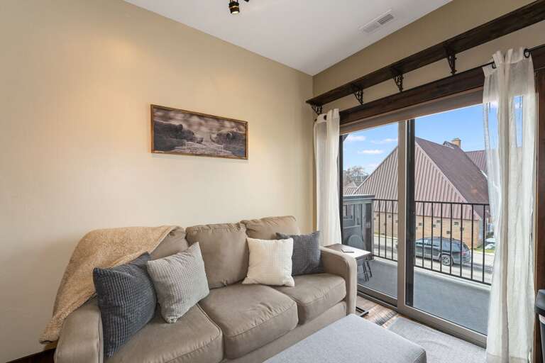 Cozy couch to relax on!