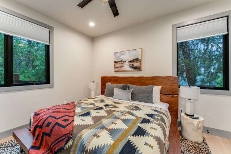 Third bedroom with queen bed | Upper Level
