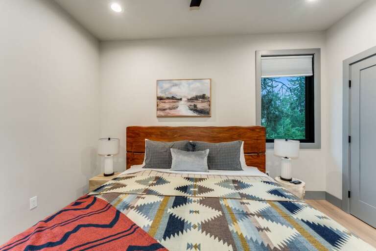 Third bedroom with queen bed | Upper Level