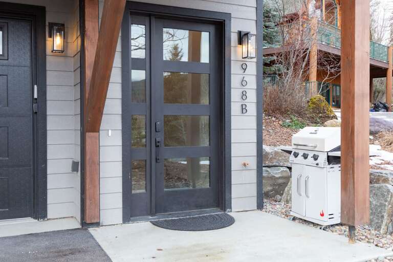 Exterior front door.