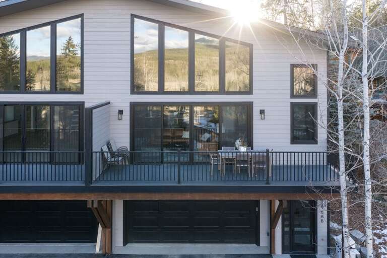 Exterior main level deck.