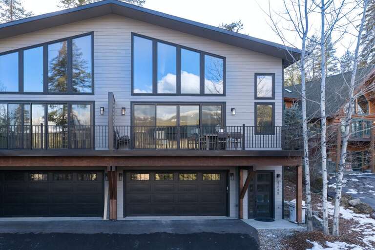 Exterior main level deck.