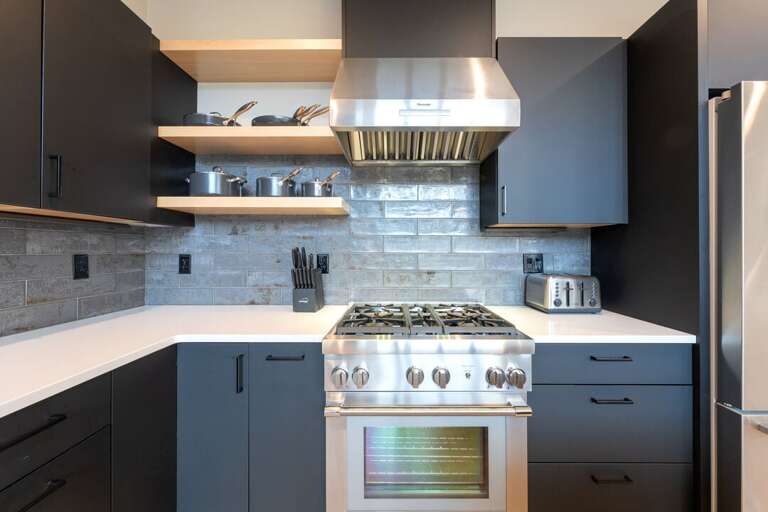 Stainless steel appliances. | Main Level