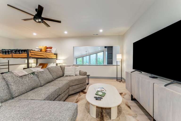 Upstairs entertainment area | Upper Level