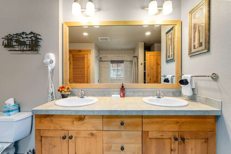 Dual vanity.