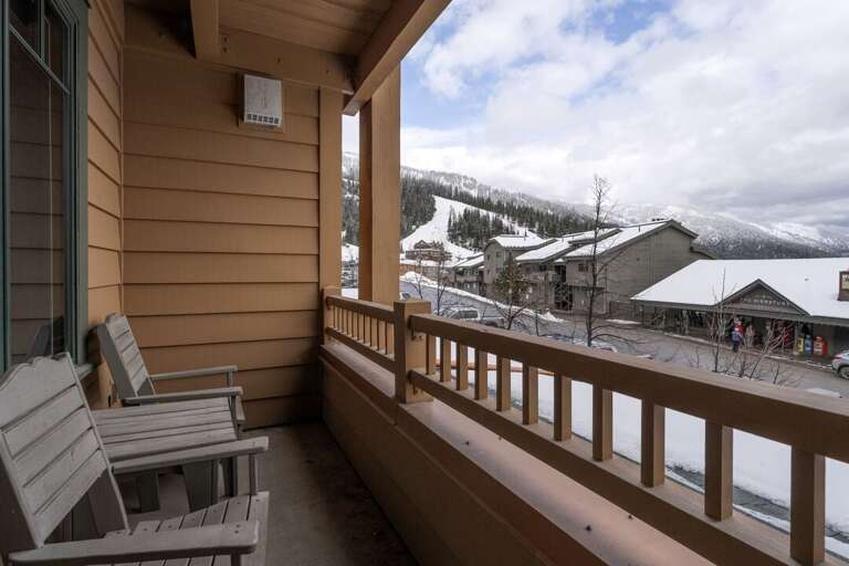 Private deck.