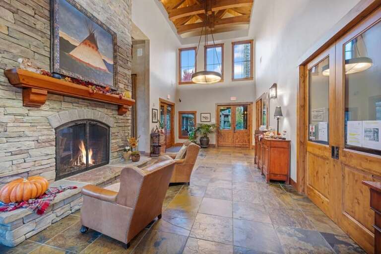 Enjoy the fire and read a book at the clubhouse.