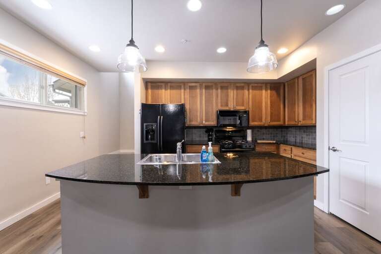Kitchen island to prepare your meals. | Main Level