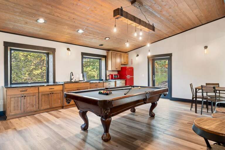 Great room provides a dining area and kitchenette | Loft