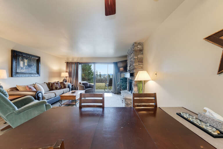 Dining area with views. | Main Level