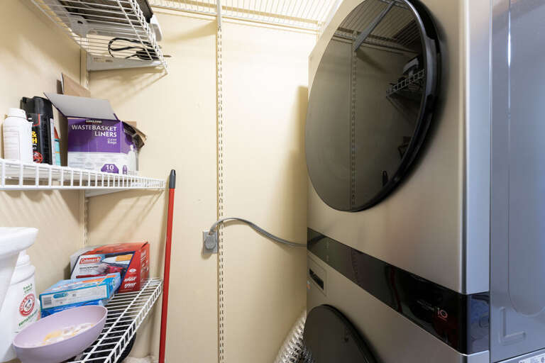 In home laundry. | Main Level