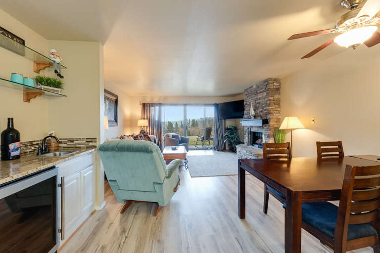 Living and Dining area. | Main Level