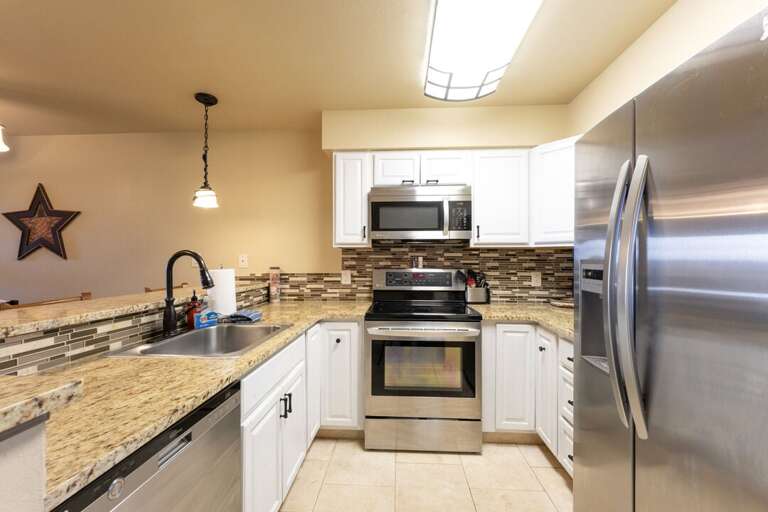 Stainless steel appliances. | Main Level