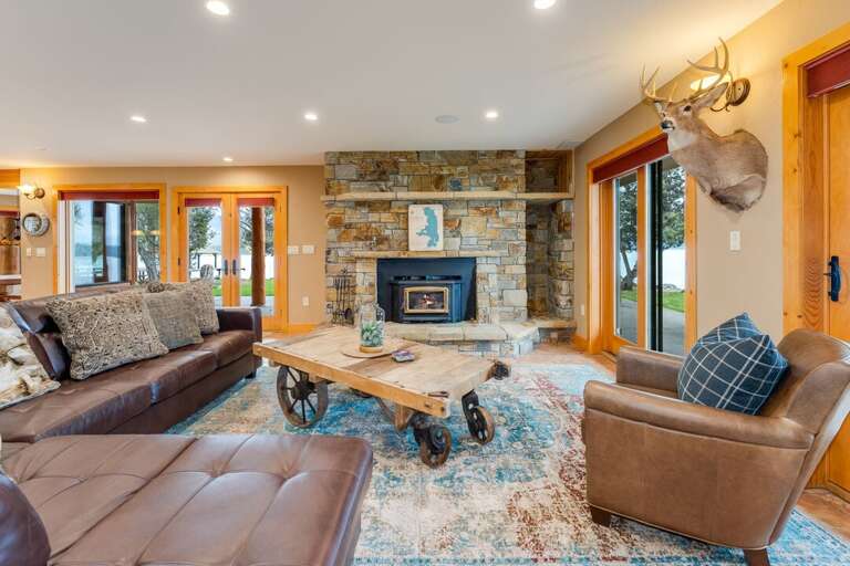 Additional living space downstairs in game area | Lower Level