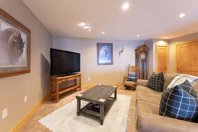Additional TV and living space | Lower Level